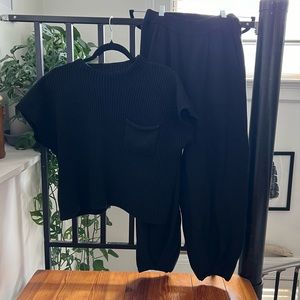 Two-Piece Sweater Lounge Set